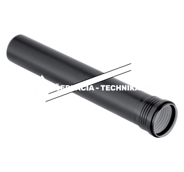 Rúra Geberit Silent-PP s hrdlom: d=125mm, L=300cm 390.607.14.1